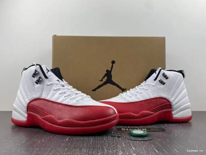 Rep MAX Jordan 12 Retro 130690-110 Air Cherry 0603